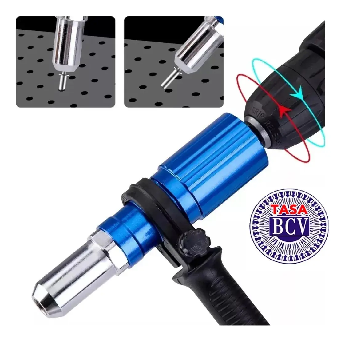 Remachadora Adaptador Para Taladro Eléctrico
