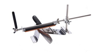 Afilador De Cuchillos Profesional Acero Inox 4 Piedras Tijer