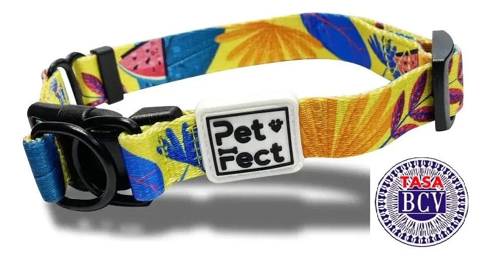 Medium Collar Perros Pet Fect Usa Tropicalvibes Doble Anillo